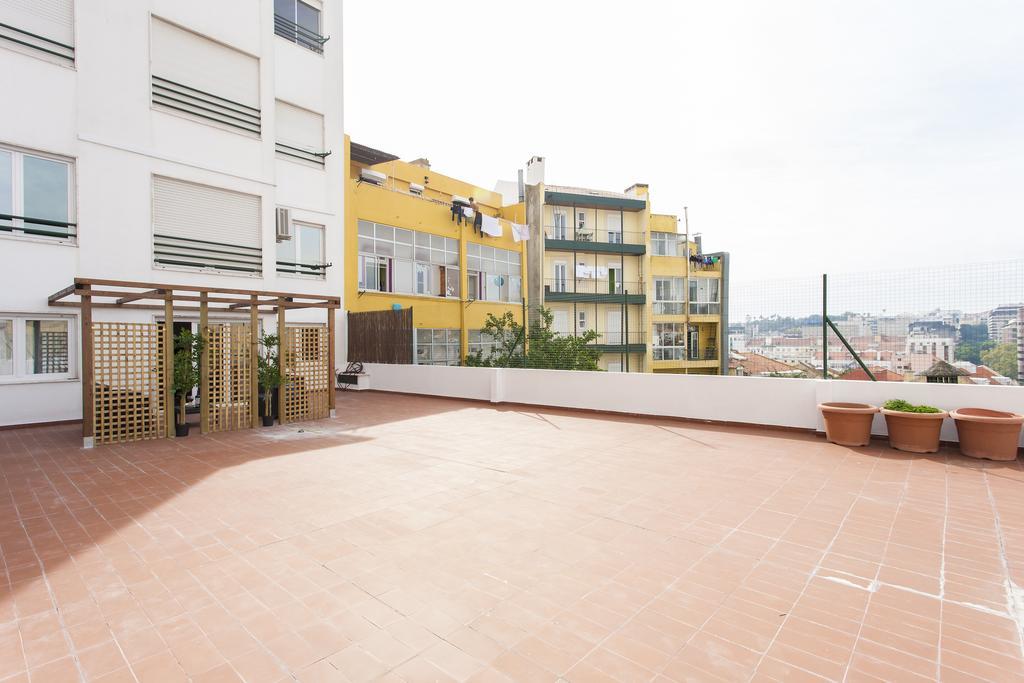 Joivy Superb 1-Bed Apt With Workspace And Terrace, Close To Avenida Da Liberdade Lissabon Exterior foto