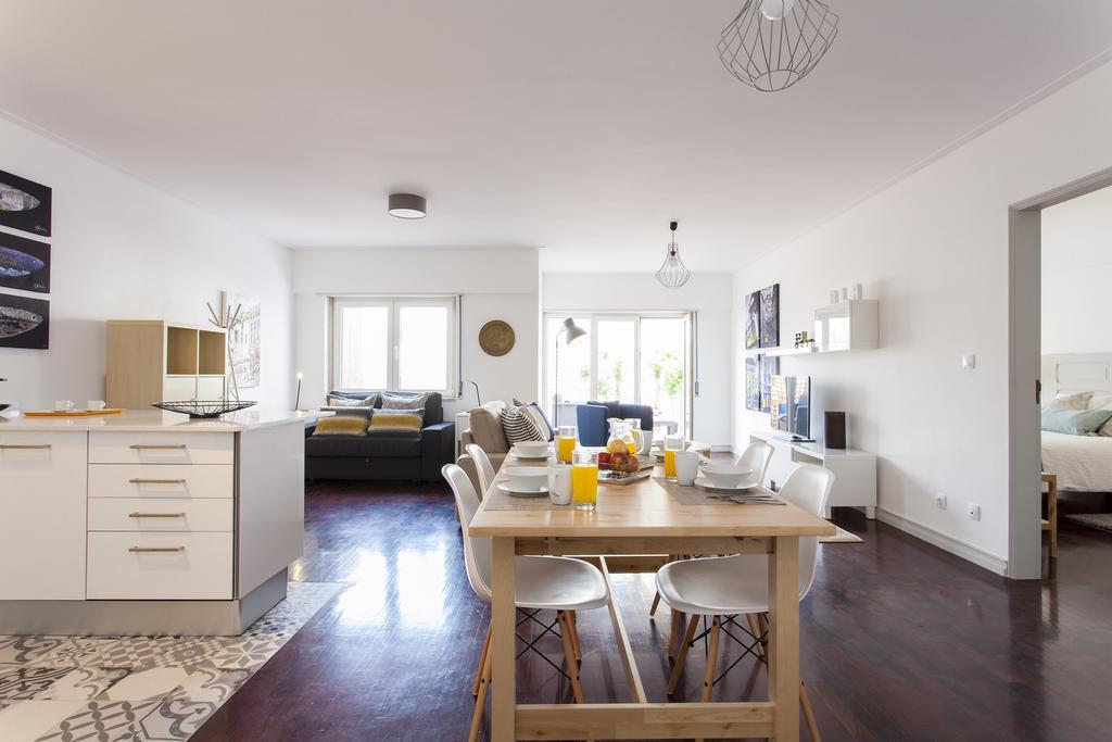Joivy Superb 1-Bed Apt With Workspace And Terrace, Close To Avenida Da Liberdade Lissabon Exterior foto