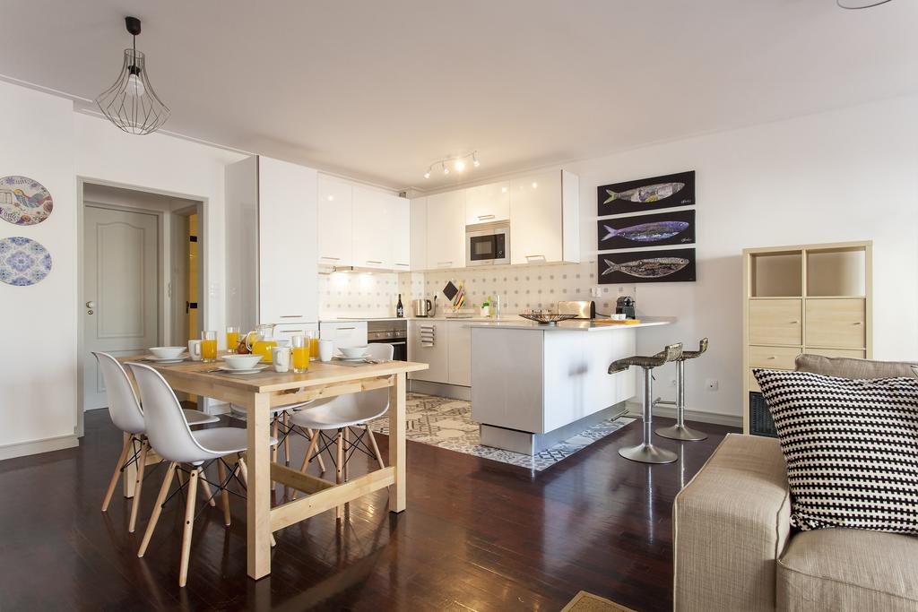 Joivy Superb 1-Bed Apt With Workspace And Terrace, Close To Avenida Da Liberdade Lissabon Exterior foto